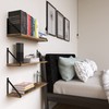 Wallniture Bora Floating Shelves for Wall, 24"x6" Bathroom Storage Shelves,