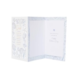 UK Greetings | Father's Day Card for Dad | Card for Dad, Grandad, Husband | Him, Boys, Men | Shells Design | With Envelope | 165x254 mm