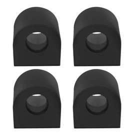 eMagTech Rubber Fuel Tank Bearing Seal Hole Diameter 11 mm Height 18 mm Length 24 mm Compatible with Simson Motorcycle Fuel Tank S51 Black Pack of 4