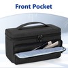 CURMIO Men Grooming Kits Storage Bag, Portable Travel Case for