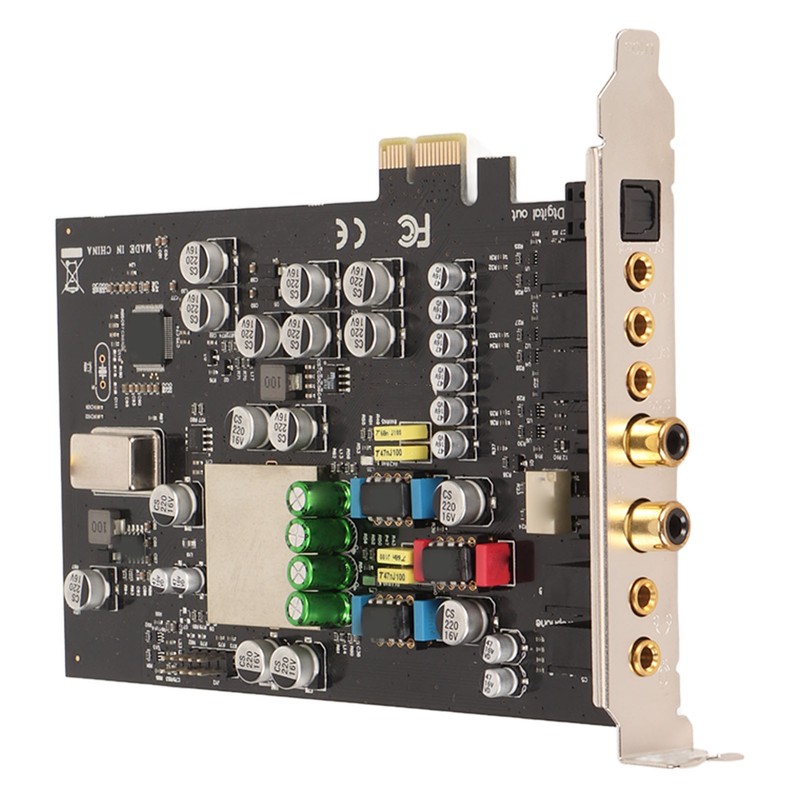 PCIe Sound Card CM8828 7.1CH TCXO PCIe PC Sound Card