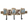 Aecipl Wooden Wall Hooks Nautical Decor Hanging Letters Sign Beach