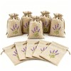 Lavender Bags Empty 10 Pack - Natural Drawstring Sachets for