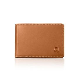Kings Loot Wallet for Men | Minimalist Slim RFID Blocking Leather Design with Cash Pocket & Card Pull Strap | Holds 1-15 Cards | Stylish & Durable Wallets (Saffron)