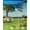 BUCATSTATE 6.6FT x 9.8FT x 6.6FT Metal Chicken Coop, Heavy-Duty