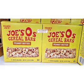 Trader Joe’s OS Cereal Bars Peanut Butter 4.23oz 120g (Two Boxes)