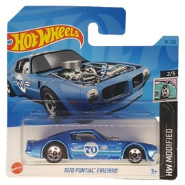 Hot Wheels - 1970 Pontiac Firebird - HW Modified 2/5 - HKH83 - Short Card - Good Year - GM - Mattel 2023