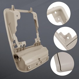 SHOZHO Beige Sunglass Box Console Case Holder Fit for VW Jetta MK6 2011-2018 Passat B7 Replace 56D868837A Overhead Console Glasses Holder, Roof Console Sunglasses Case