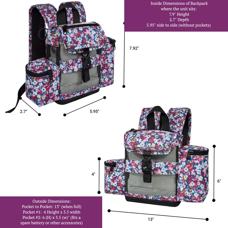 Backpack for Inogen One G4, Portable Oxygen Backpack Compatible with