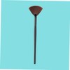 Gatuida Single Fan Makeup Brush with Black Wooden Handle and
