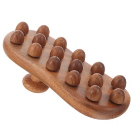 ORFOFE Sandalwood Acupoint Massage Brush Wood Massage for Neck Thighs Shoulder