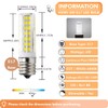 HXWY E17 LED Bulb for Microwave Oven Over Stove Appliance,