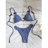 seamoly Women's Two Piece Bathing Suit Bow Tie Back Bikini