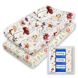 Changing Pad Cover for Girls Boys, TotBasic Premium Soft Boho Changing Table Covers, Stretchy Jersey Changing Table Sheets - Fits All Standard Changing Tables - 2 Pack