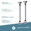 Manufacturers' Select ITC RV or Boat Table Leg System. 2