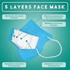 LYTIO Children Disposable 3D Face Mask Featuring 5 Layers of