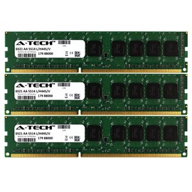 A-Tech 12GB KIT (3 x 4 GB) for HP-Compaq Z Workstation Series Z400 (6 DIMM Slots). DIMM DDR3 ECC Unbuffered PC3-10600E 1333MHz Server Ram Memory. Genuine Brand