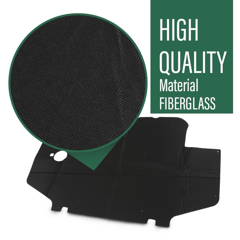 LQI Hood Insulation Pad with Clips Compatible with Toyota Tacoma