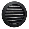 Weather protection grille black/grey DN: 100 125 150 160 200