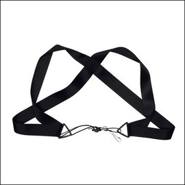 Ortola 26 Strap Basson Harness for Men or Women, Black