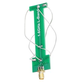 Four-arm Helical Antenna, 1.6mm Thick Double-Sided PCB, Wide Range Circular Polarization, 1.6G, SMA (Male) for Satellite Positioning Systems (Green)