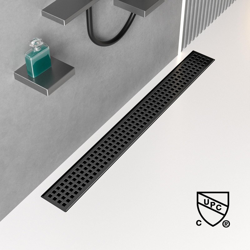 BARONAGE Linear Shower Drain 32 Inch Rectangular Floor Drain with