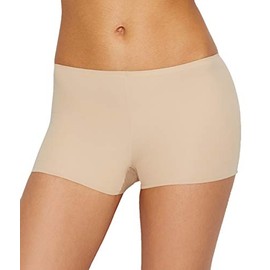 TC Fine Intimates Wonderful Edge Matte Microfiber Boyshort L, Nude