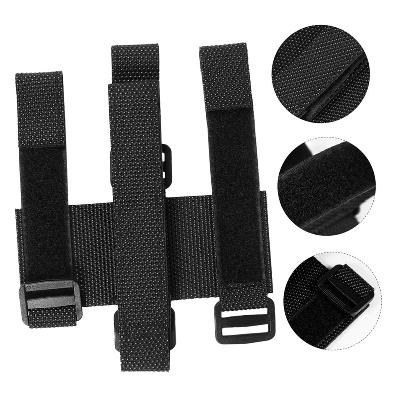 Kisangel 2 Pcs Bike Mount Speaker Holder Adjustable Straps Nylon