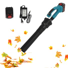 Leaf Blower, 5 Gear Handheld Electric Leaf Blower Cordless, 30000 RPM Powered Leaf Blower Lightweight, Small Leaf Blowers for Cleaning Garages, Patios, Porches, Walkways (with Extension Blower Tube)