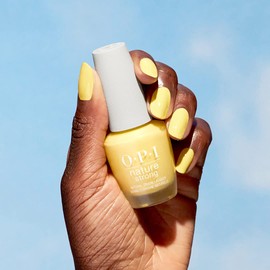 OPI Nature Strong Vegan Nail Polish, Make My Daisy, Yellow Nail Polish, Natural Origin, Cruelty-Free Nail Lacquer, 0.5 fl oz.