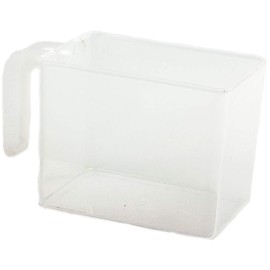 Omega 8006 Juicer Replacement Bowl Set - Pulp and Juice Collection Plastic Clear Containers Cup (1 Recatngle Bowl)