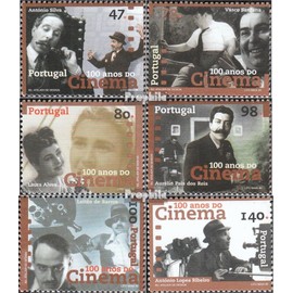 Prophila Collection Portugal 2134-2139 (Complete Edition) Mint NH 1996 100 Years Cinema in Portugal (Stamps for Collectors) Celebrities/Film/Theatre/Radio
