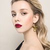 T-ztoss Gold Dinosaur Fantasy Statement Dragons Earrings Gothic Unique Animal