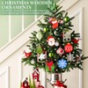 80PCS Wooden Christmas Ornaments to Paint,10 Styles DIY Blank Unfinished