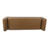 HomePop Modern Storage Bench with Wood Legs Home Décor|Bench with