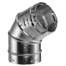 264505 5 x 45/60 Degree Adjustable Elbow B-Vent by DuraVent