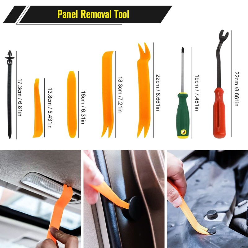 PHYLES Car Mounting Clips, 680 Pieces Universal Mounting Clips -