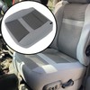 NLQR Cloth Gray Front Driver Side Bottom Replacement Seat Covers