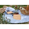 LÄSSIG Children's Lunch Box Stainless Steel and Bamboo Breakfast Box