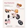 KRIDDO 2 in 1 Wooden Kids Tricycle and Balance Bike