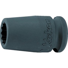 Koken 13405M-10 3/8 (9.5 mm) SQ. Impact 12 Square Socket 0.4 inch (10 mm)