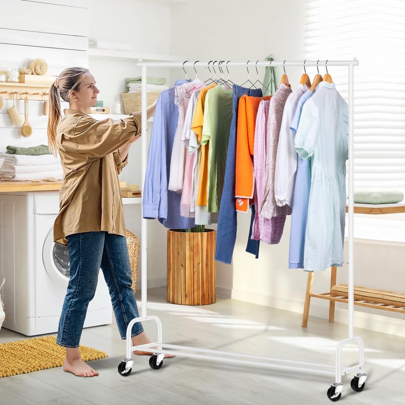 SLEEPING LAMB Heavy Duty Clothes Racks for Hanging Clothing Rack,