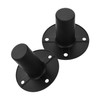 DOITOOL 2pcs Audio Stand Base Stand Riser Speaker Bracket Loudspeaker