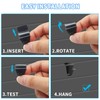 Biaungdo 12 Pcs Vinyl Siding Hooks, Heavy Duty Stainless Steel
