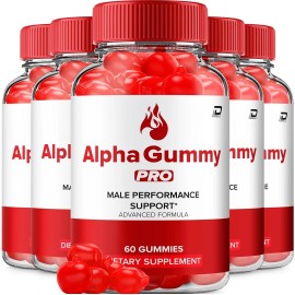 Alpha Gummy Pro (5 Pack) Alpha Gummy Pro Gummies for Men – AlphaGummy Pro Male Gummy All-Natural