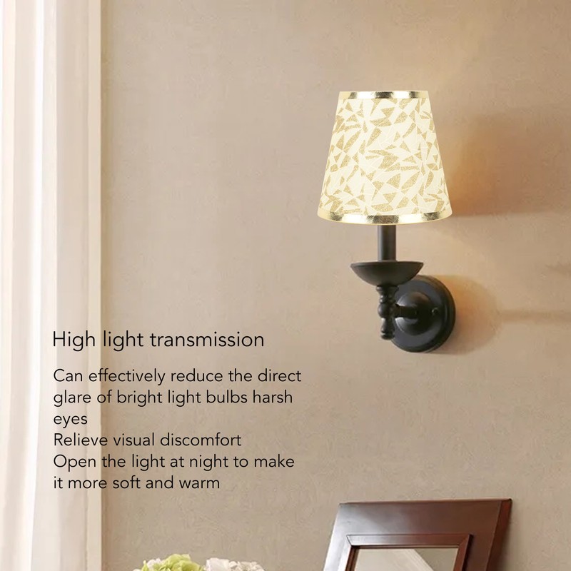 Cloth Lampshade Clip On Design Modern Barrel Fabric Lamp Shades