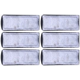 Eacam Fish Filter Replacement, 6Pcs Aquarium Filter Cotton with Activated Carbon, Captures and Odors, Easy to Install and Remove for Fish Tanks, Aquarium Supplies
