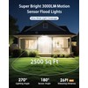 CLAONER Solar Outdoor Lights Motion Sensor 3500LM 288 LED Solar
