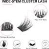 Fenshine Cluster Lashes Individual Eyelashes Wide Handle C/D Curl 9-15mm