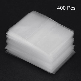 PATIKIL 39x30mm Perforated Shrink Bands, 400 Pack PVC Heat Shrink Wrap Band Fits Cap Diameter 0.83 to 0.91 Inch for Jars Cans, Clear